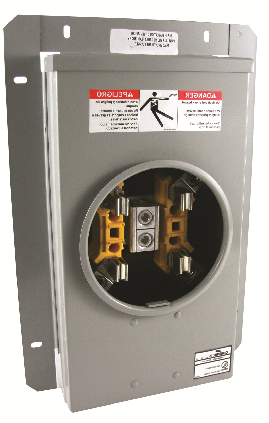 Eaton B-Line 204 F MTR ENCLOSURE, FL 200A 4 PT Eaton B-Line 204 F