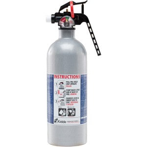 Kidde Fire 21006287MTL Fire Extinguisher, Auto-Fire, Silver Kidde Fire 21006287MTL