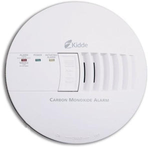 Kidde Fire 21006406 Carbon Monoxide Alarm, 120VAC, White, 9V Battery Backup Kidde Fire 21006406
