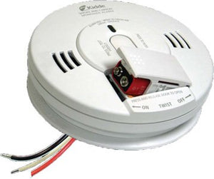 Kidde Fire 21007624 Smoke & Carbon Monoxide Alarm, Hardwired, Battery Backup Kidde Fire 21007624