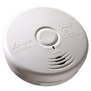 Kidde Fire 21010064 Smoke Detector, Photoelectric, Battery Powered, White Kidde Fire 21010064