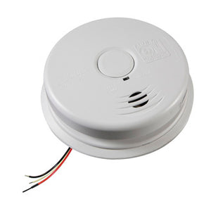 Kidde Fire 21010407-A Smoke Alarm, 120VAC Wire-In, Sealed Lithium Battery Back-Up Kidde Fire 21010407-A