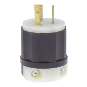 Leviton 2331 Locking Plug, 20A, 277VAC, 2P3W Leviton 2331