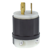 Leviton 2361 Locking Plug, 20A, 125/250V, 3P3W Leviton 2361