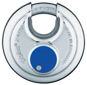 Abus 24011 All Weather Diskus Padlock, 25/64" Shacklet, 2-3/4" Clearance Abus 24011
