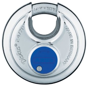 Abus 24011 All Weather Diskus Padlock, 25/64