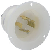 Leviton 2415 Locking Flanged Inlet, 20A, 125/250V, 3P4W Leviton 2415