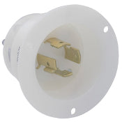 Leviton 2425 Locking Flanged Inlet, 20A, 3PH 250V, 3P4W  Leviton 2425