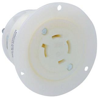 Leviton 2436 Flanged Outlet, 20A, 3PH 480 3P 4W Leviton 2436