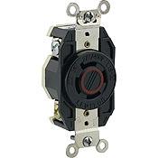 Leviton 2450 Locking Single Receptacle, 20A, 3PH Y 277/480V, 4P4W Leviton 2450