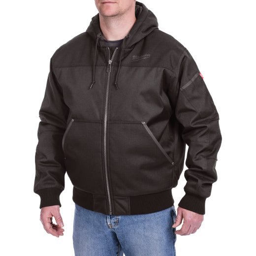 Milwaukee 252B-3X 252B-S Black Work Hooded Jacket - 3XL Milwaukee 252B-3X