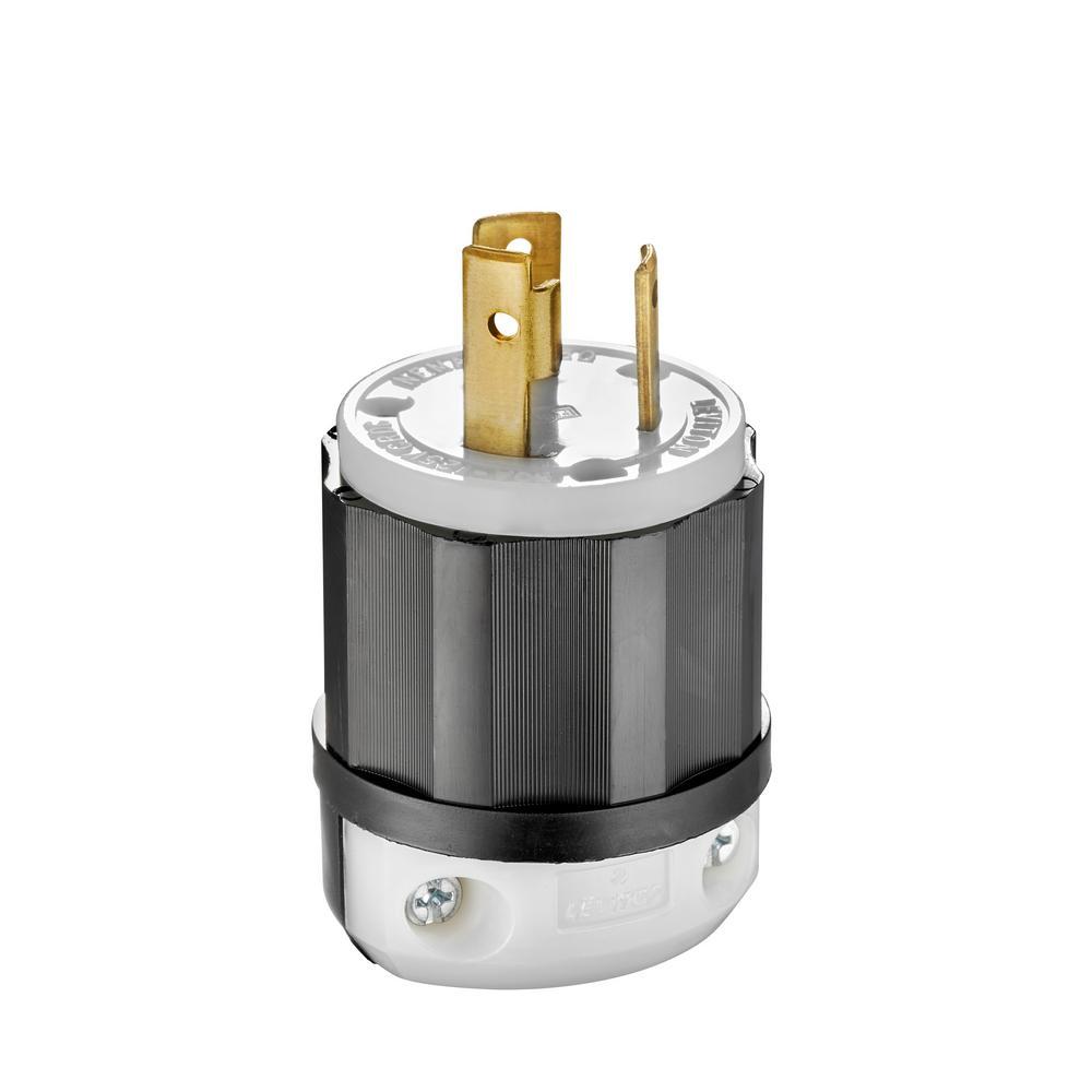 Leviton 2611 Locking Plug, 30A,  125V, 2P3W Leviton 2611