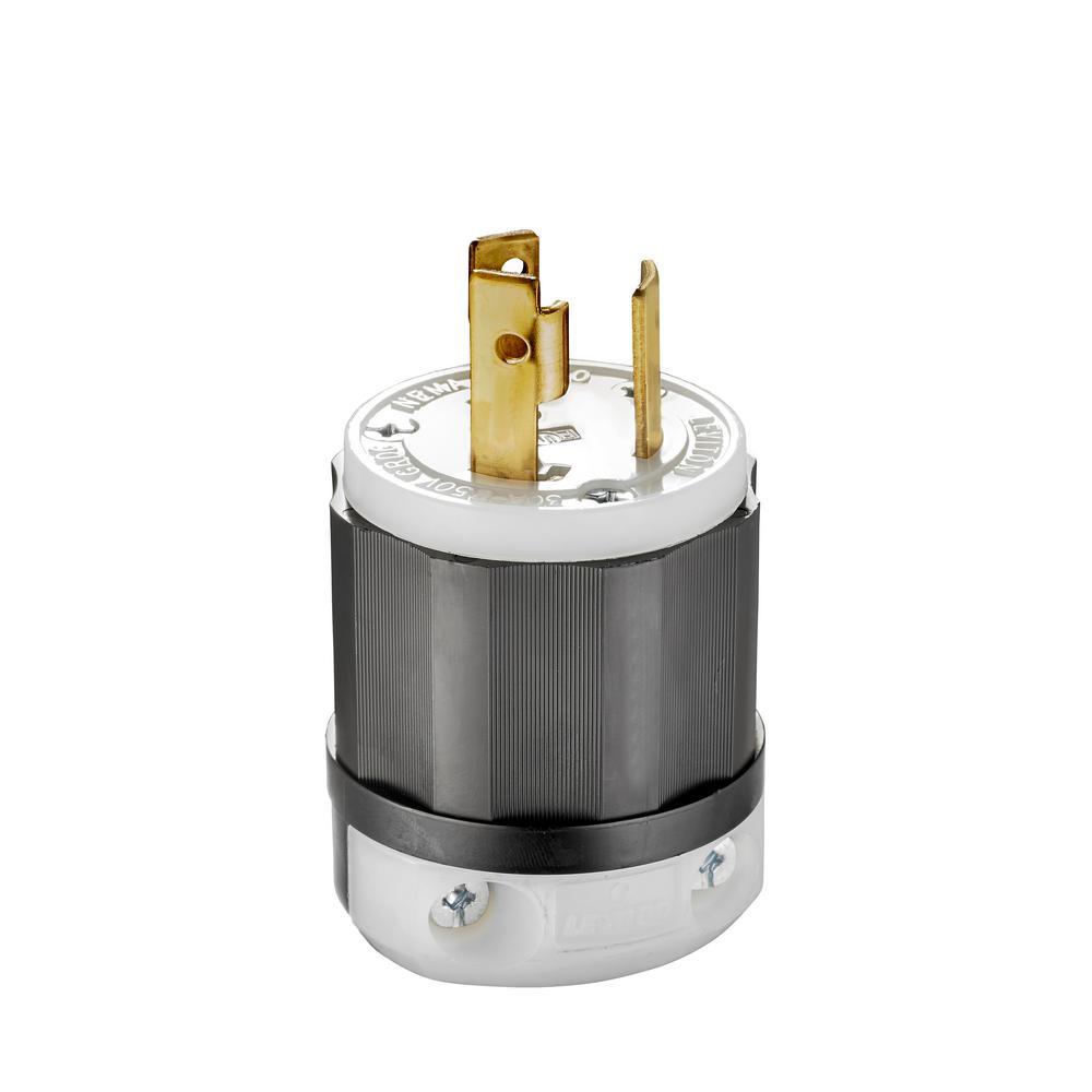 Leviton 2621 Locking Plug, 30A, 250V, L6-30P, 2P3W Leviton 2621
