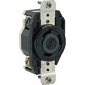 Leviton 2630 Locking Single Receptacle, 30A, 277V, 2P3W Leviton 2630