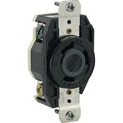Leviton 2640 Locking Single Receptacle, 30A, 480V, 2P3W Leviton 2640