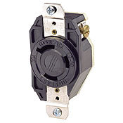 Leviton 2650 L9-30r Recepticle, Black Leviton 2650