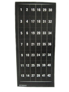 Eaton 267P963H01 Panelboard Number Tabs (1-42) Eaton 267P963H01