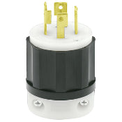 Leviton 2721 Locking Plug, 30A, 3PH 250V, L15-30P, 3P4W Leviton 2721