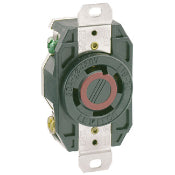Leviton 2730 Locking Single Receptacle, 30A, 3PH 480V, 3P4W Leviton 2730