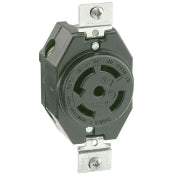 Leviton 2820 Locking Single Receptacle, 30A, 3PH Y 277/480V, 4P5W Leviton 2820