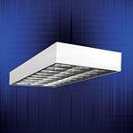 Metalux 2EP3MX-332S36I-UNV-EB81-U 2' x 4' Surface Parabolic, 3-Lamp Metalux 2EP3MX-332S36I-UNV-EB81-U