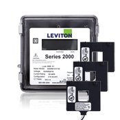Leviton 2O480-4W Outdoor KWH Meter Kit with 3 Split Core Leviton 2O480-4W
