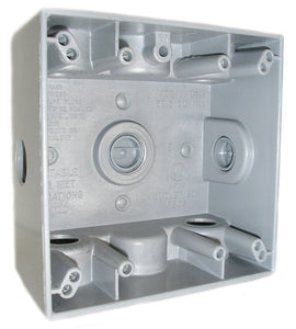Mulberry Metal 30267 2" Deep, 2-Gang, Lug Box Mulberry Metal 30267