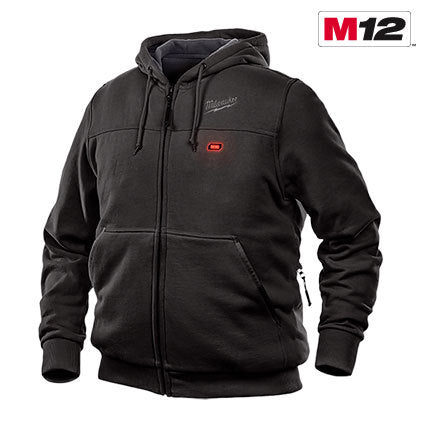 Milwaukee 302B-20S M12 Black Heated Hoodie, Small Milwaukee 302B-20S