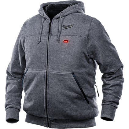 Milwaukee 302G-202X M12 Gray Heated Hoodie, 2XL Milwaukee 302G-202X
