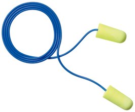 3M 311-1250 Earsoft Yellow Neons, Foam Earplug, Regular, Corded 3M 311-1250