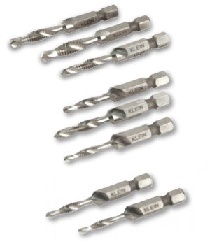Klein 32217 8 Piece Drill Tap Kit Klein 32217