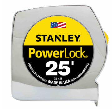 Stanley Black & Decker 33-425 PowerLock® Tape Measure, 25' Stanley Black & Decker 33-425