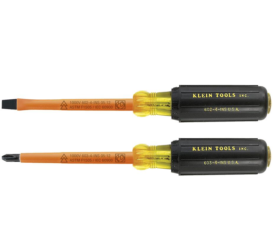 Klein 33532-INS 2-Piece Insulated Screwdriver Set Klein 33532-INS
