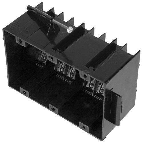 Carlon 345-N Switch/Outlet Box, 3-Gang, 2-3/4