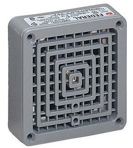 Federal Signal 350-120-30 Vibrating Horn, 120V AC, Surface Mount, Gray Federal Signal 350-120-30