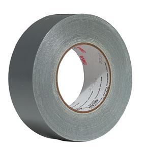3M 3939-48mmx55m Utility Duct Tape, 48mm x 54.8m, Silver, 9 mil 3M 3939-48mmx55m