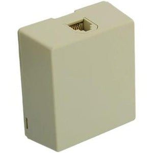 Leviton 40278-SBI Telephone Surface Mount Jack Leviton 40278-SBI