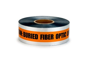 3M 407 "Caution Buried Fiber Optic Line Below" Barricade Tape, 3" x 1000' 3M 407