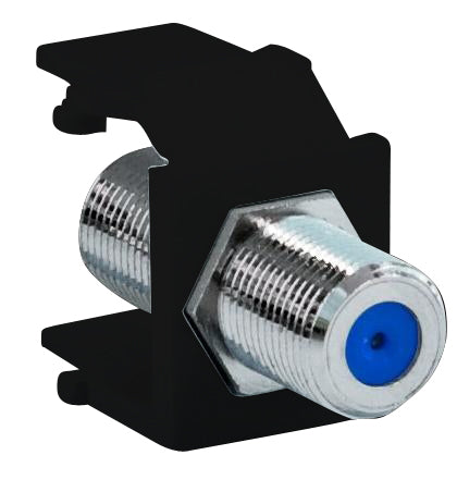 Leviton 41084-FEF Black Nickle Plated F-Type Adapter Leviton 41084-FEF