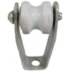 PPC Insulators 4172 Wireholder, Insulated, Bolt-On, Length: 4", Porcelain PPC Insulators 4172