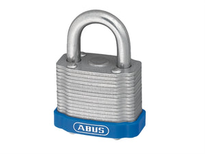 Abus 41811 Blue Eterna Laminated Steel Padlock, 2" Clearance Abus 41811