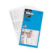 Ideal 44-101 Wire Marker Book, (45) Each 0-9 , Includes: 1-1/2