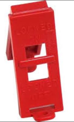 Ideal 44-789 Wall Switch Lockout, Red Ideal 44-789