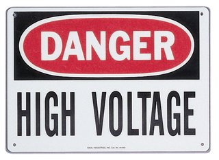 Ideal 44-863 Voltage Sign Ideal 44-863