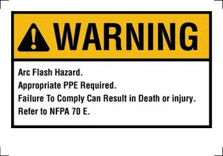 Ideal 44-893 Arc Flash Hazard Label Ideal 44-893