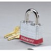 Ideal 44-906 Lockout Padlock - Red, 2 Brass Keys Ideal 44-906