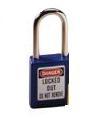 Ideal 44-912 Padlock,Ideal,Lockout,Xenoy BDY Lock,BLU,1-1/2 IN W,PKG: CD of 1 Ideal 44-912