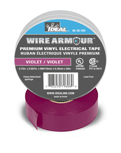 Ideal 46-35-VIO Vinyl Coding Tape, Violet, 3/4" x 66' Ideal 46-35-VIO
