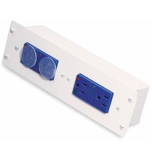 Leviton 47605-DP Power Module, 120VAC, 15A, Surge Suppression, Hospital Grade, Duel Leviton 47605-DP