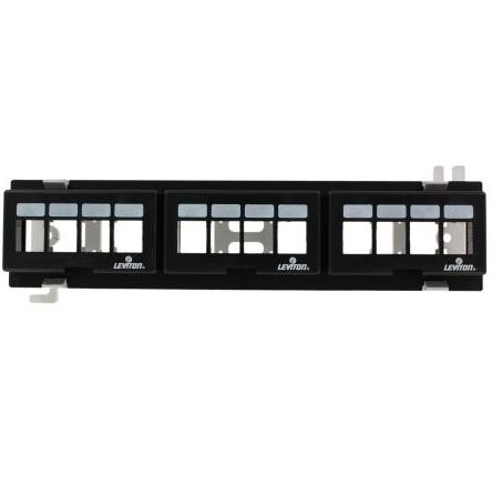 Leviton 47689-QP 12-Port Multimedia Patch Block Leviton 47689-QP